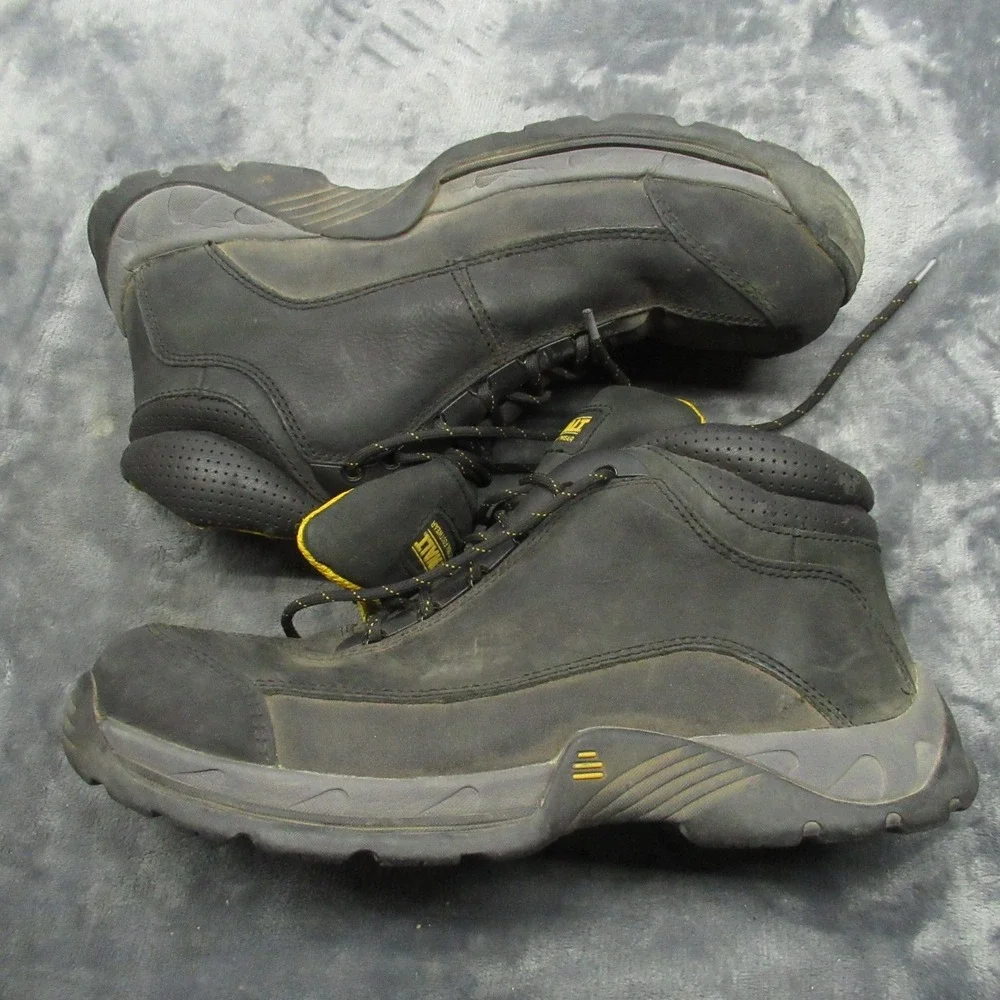 Dewalt Mens Steel Toe‎ Work Boot 12 Black Leather Industrial Rugged Construction